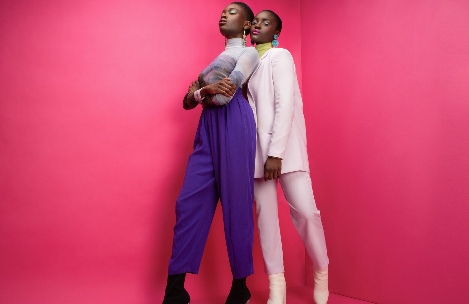Editorial fashion portrait by Sam Gross Studios