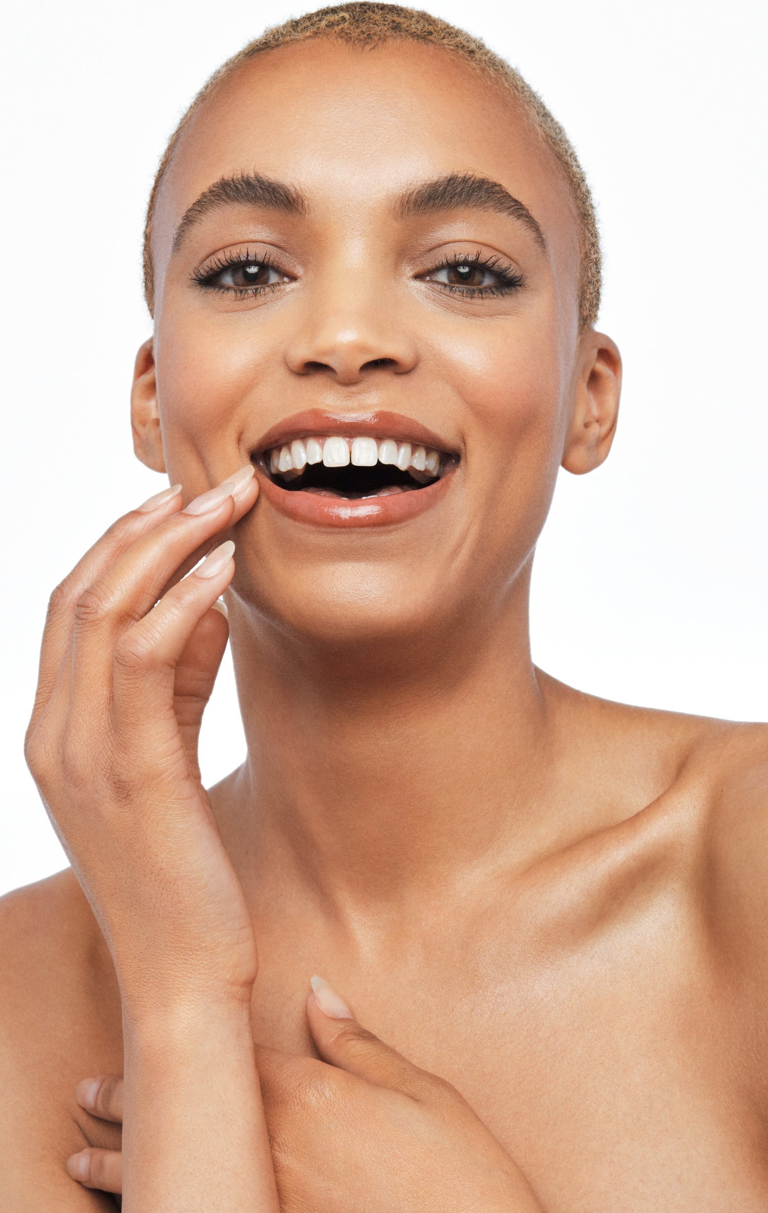Bright natural beauty smile